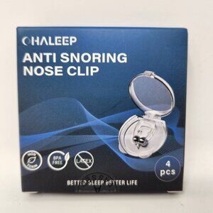 Anti Snoring Nose Clip 4 Pcs BPA-Free Latex-Free